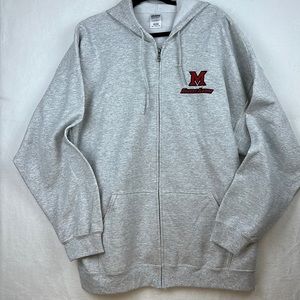 Miami University Hockey Alumni Men’s Zip-up Hoodie Size 2XL
